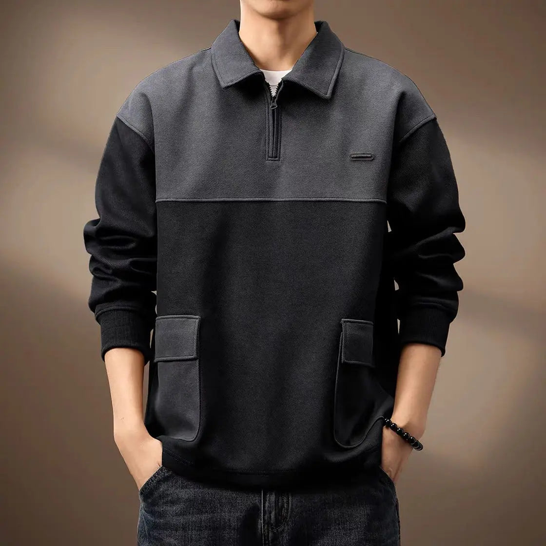Deacon | Men’s Long-Sleeve Polo Sweater