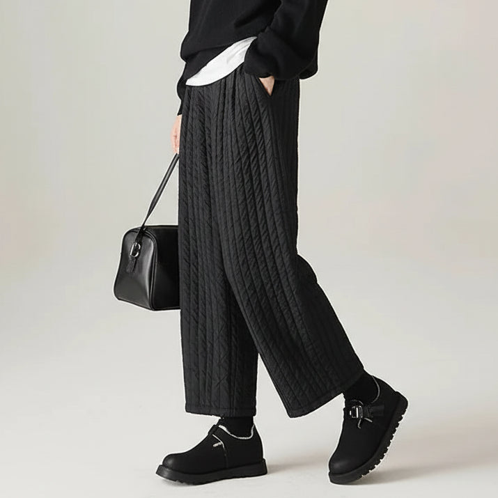 Nina | Women’s Lightweight Cotton High-Waist Pants