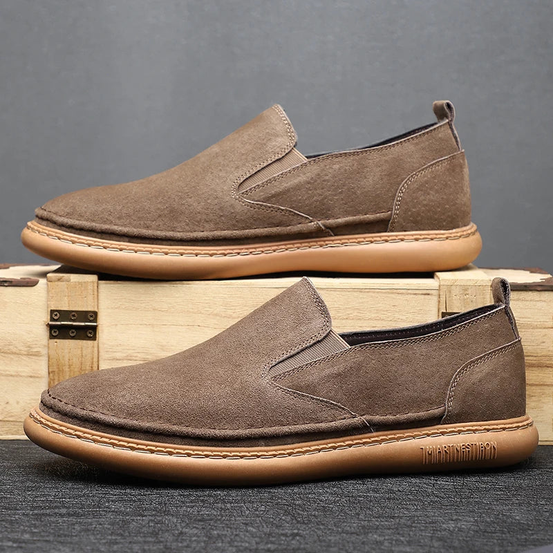 Langley | Men’s Suede Slip-On Loafers