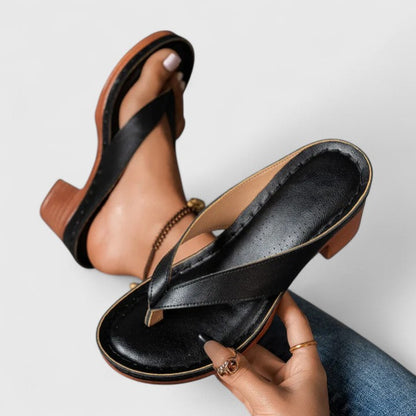 Selah | Women’s Orthopedic Toe Ring Block Heel Sandals