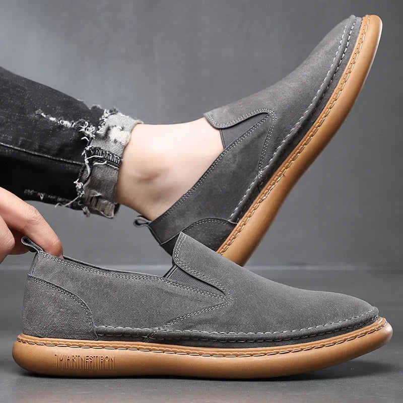 Langley | Men’s Suede Slip-On Loafers