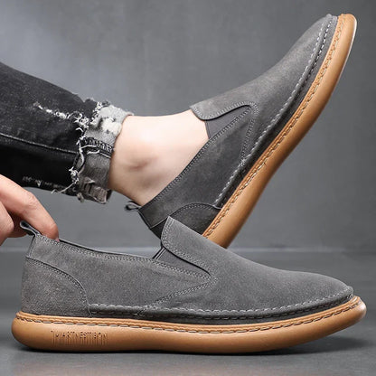 Langley | Men’s Suede Slip-On Loafers