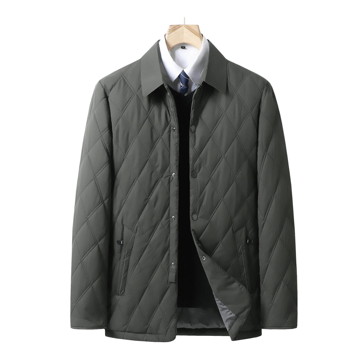 Conrad | Men’s Quilted Button-Up Jacket