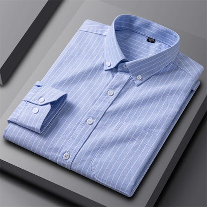 Stellan | Men’s Striped Oxford Button Up Shirt