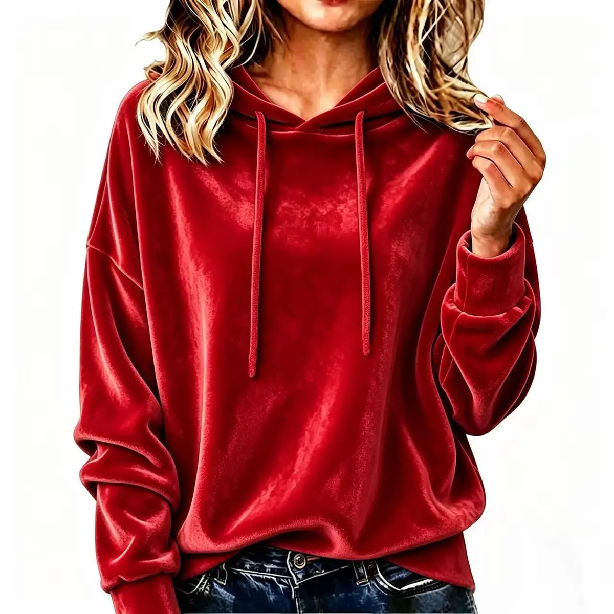 Elara | Women’s Drawstring Pullover Hoodie