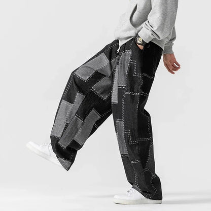 Steph | Men’s Tailored Vintage Stitch Denim Pants