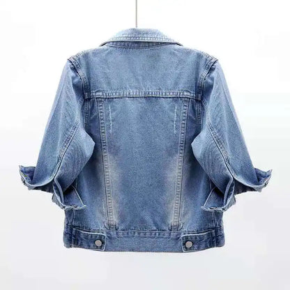 Marcie | Women’s Cropped Denim Jacket