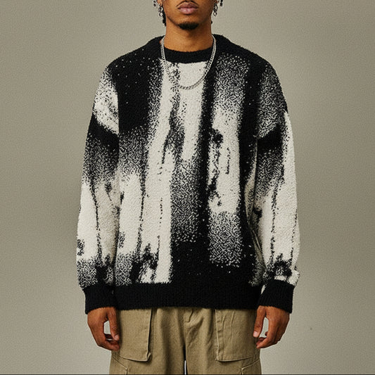 Bramwell | Men’s Abstract Knit Sweater
