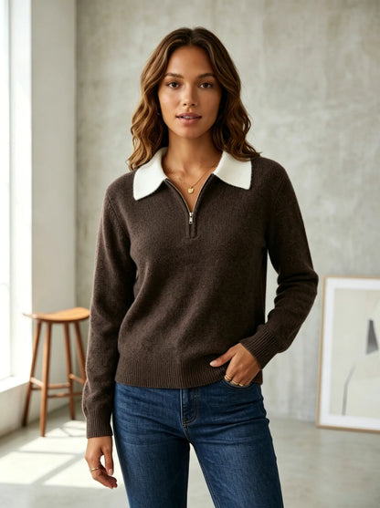 Lavinia | Women’s Knit Polo Sweater