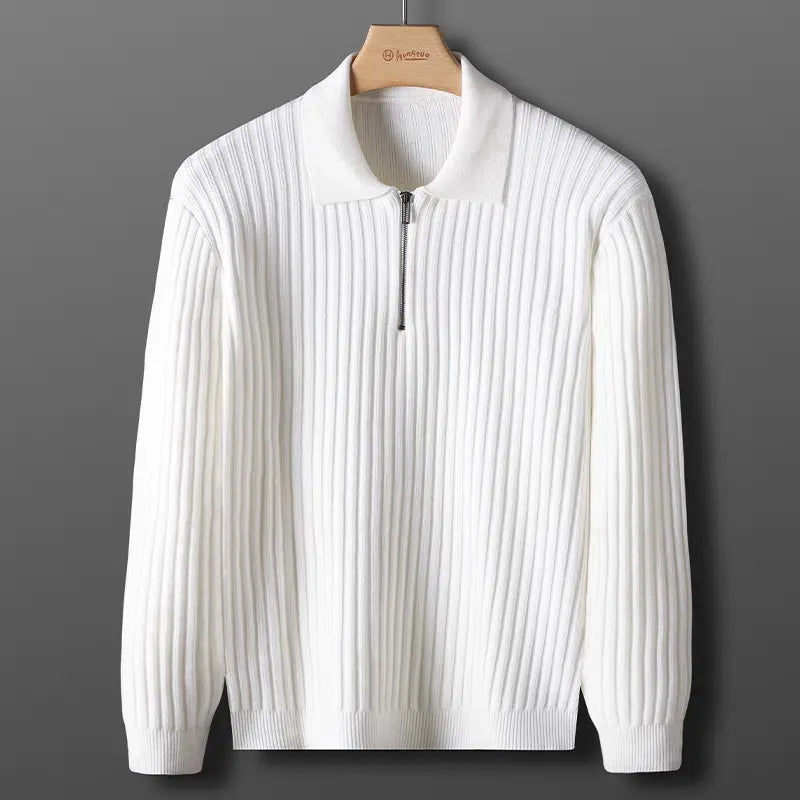Langley | Men’s Button-Up Polo Sweater