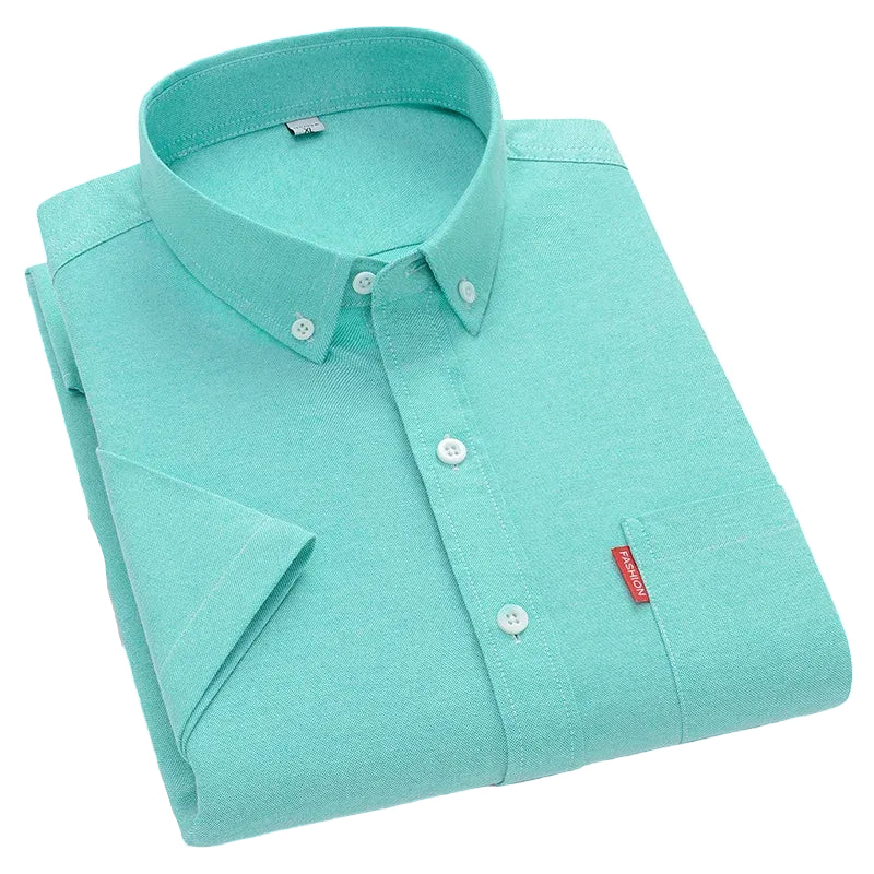Ace | Men’s Lightweight Cotton Button Up Summer Shirt