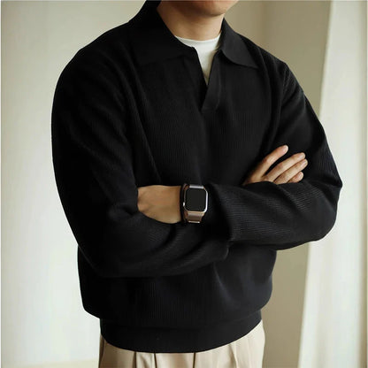 Cyrus | Men’s Long-Sleeve Polo Sweater