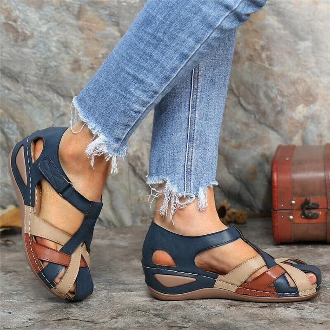 Marianne | Women’s Spring Colorblock Closed-Toe Sandals