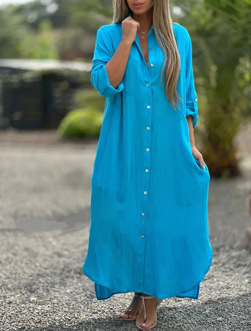 Tinsley | Women’s Maxi Shirt Dress