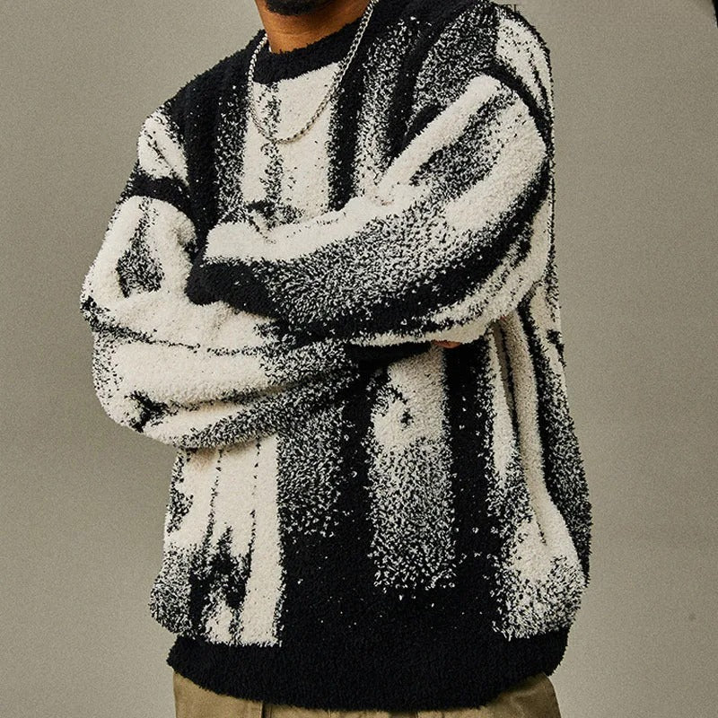 Bramwell | Men’s Abstract Knit Sweater