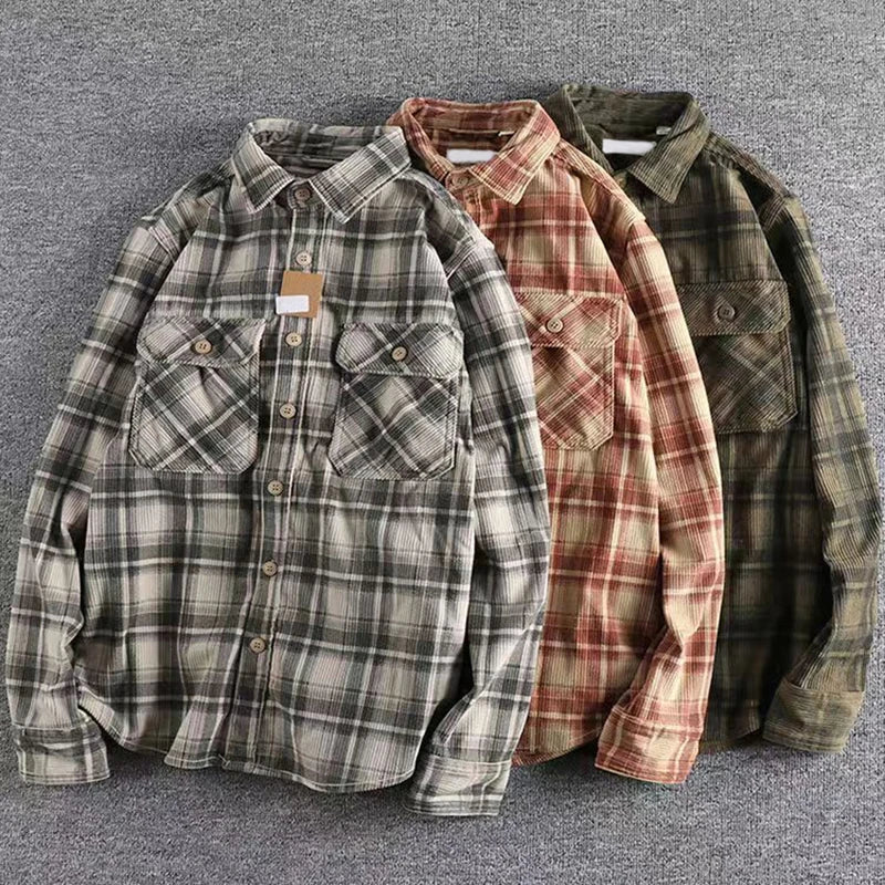 Merrick | Men’s Casual Plaid Flannel Shirt
