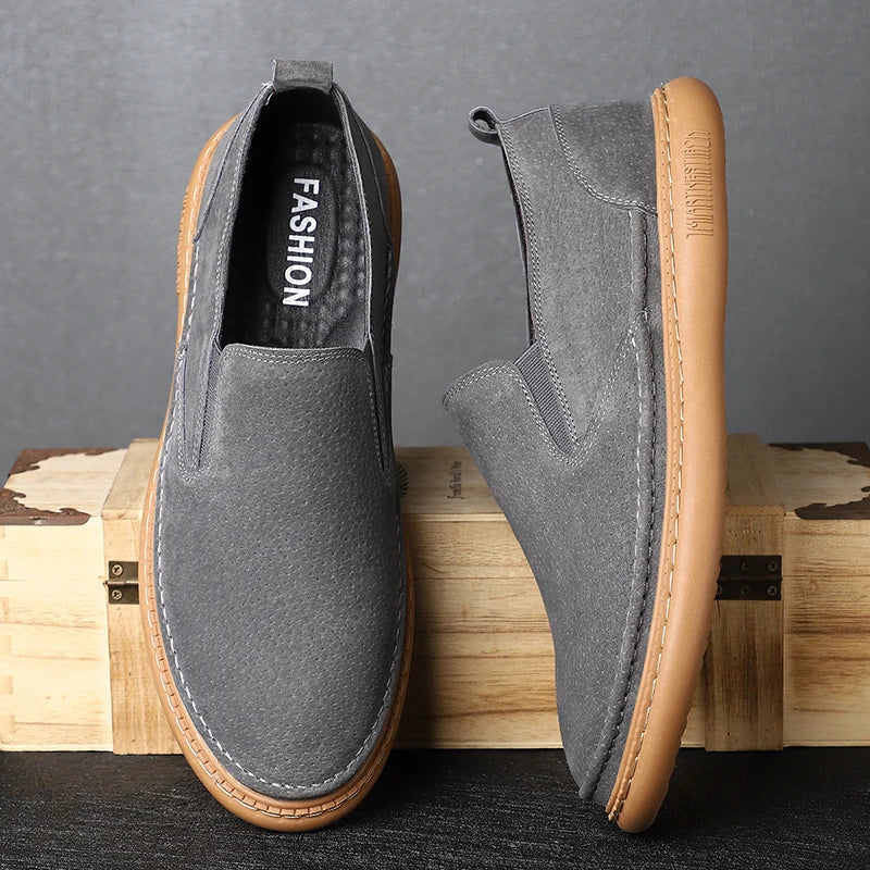 Langley | Men’s Suede Slip-On Loafers