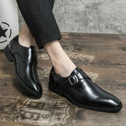 Dunstan | Men’s Buckle Strap Shoes