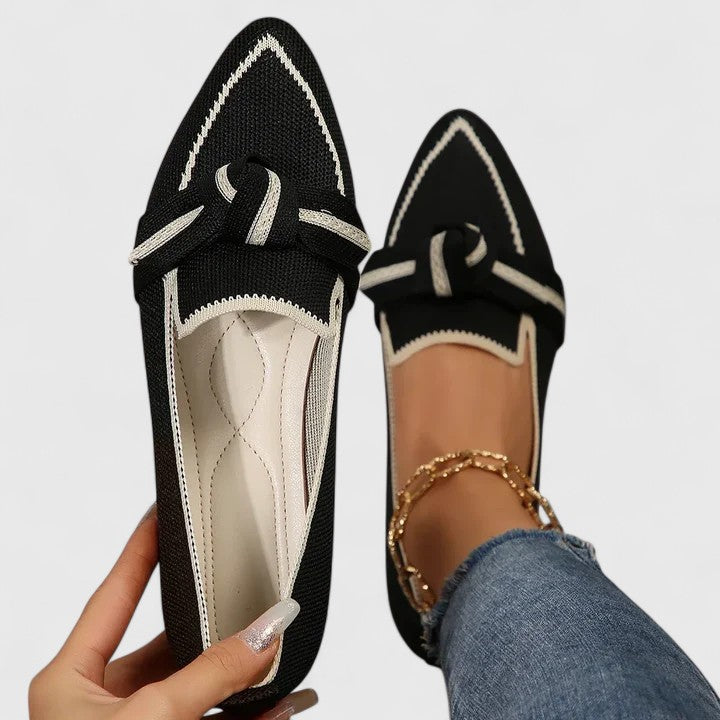 Isadora | Women’s Orthopedic Pointed Toe Knit Loafers