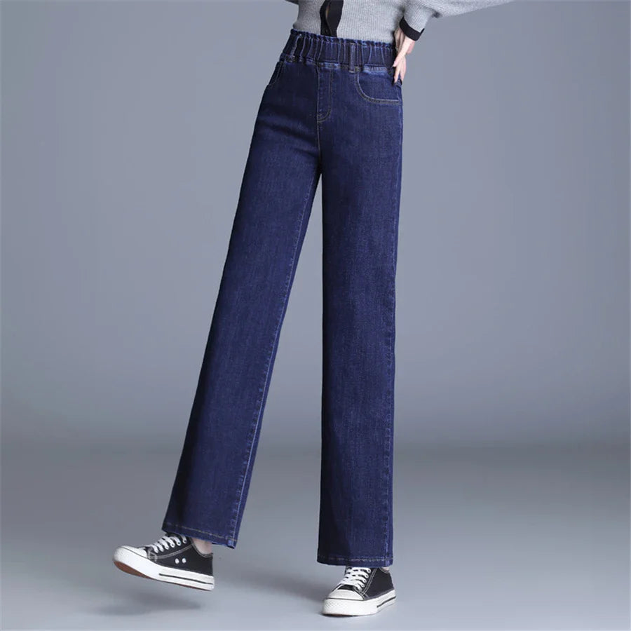 Khaye | Women’s High-Waist Relaxed Fit Denim Jeans