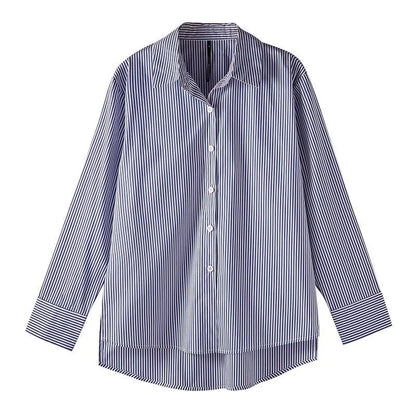 Cressalie | Women’s Striped Button Blouse