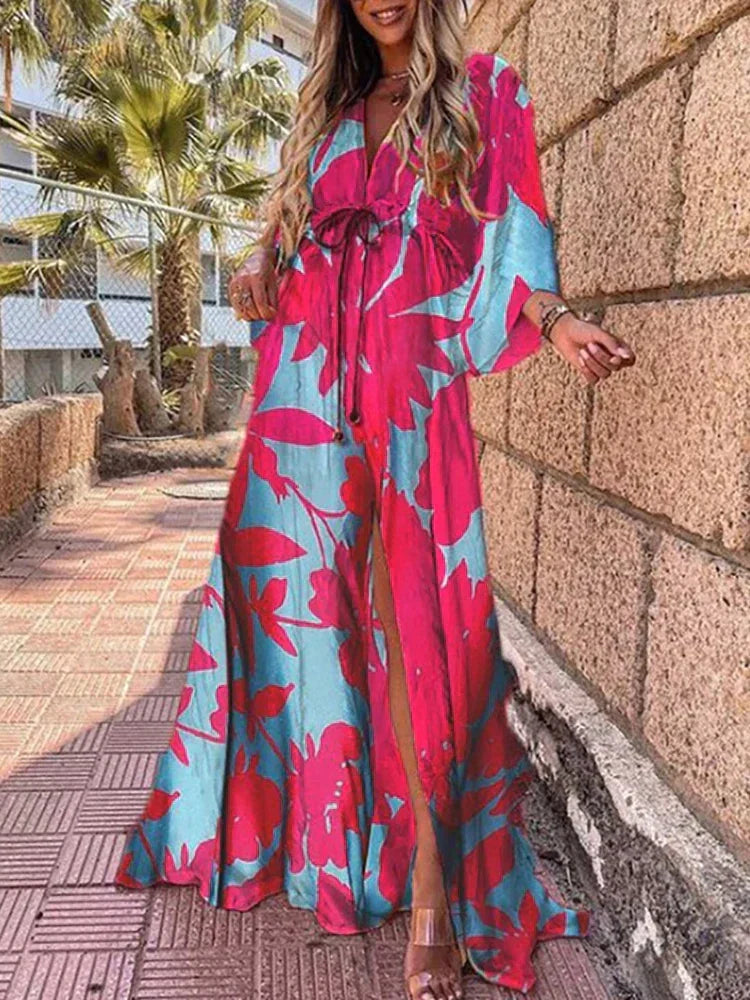 Maristella | Women’s Split Thigh Maxi Dress