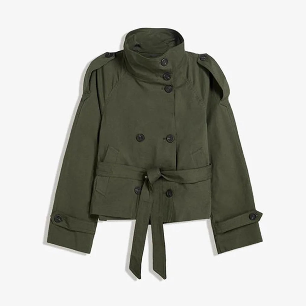 Lainey | Women’s Cropped Trench Jacket