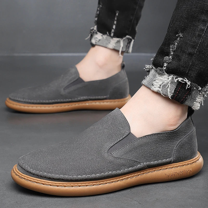 Langley | Men’s Suede Slip-On Loafers