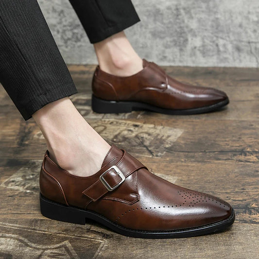 Dunstan | Men’s Buckle Strap Shoes