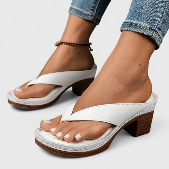 Selah | Women’s Orthopedic Toe Ring Block Heel Sandals