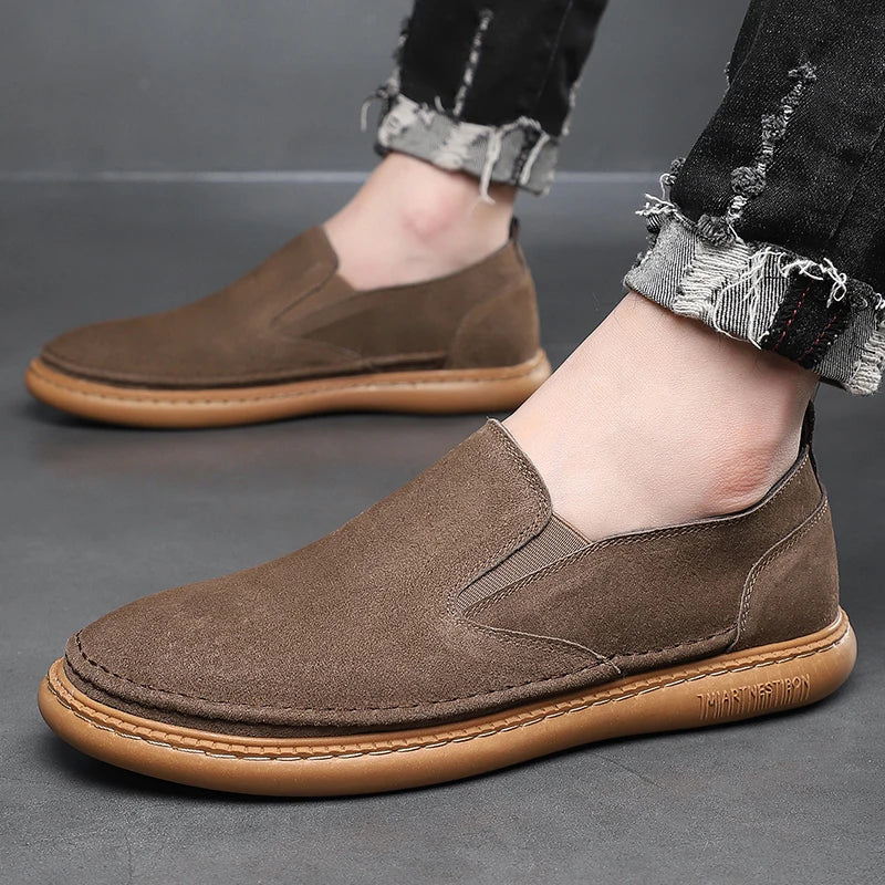 Langley | Men’s Suede Slip-On Loafers