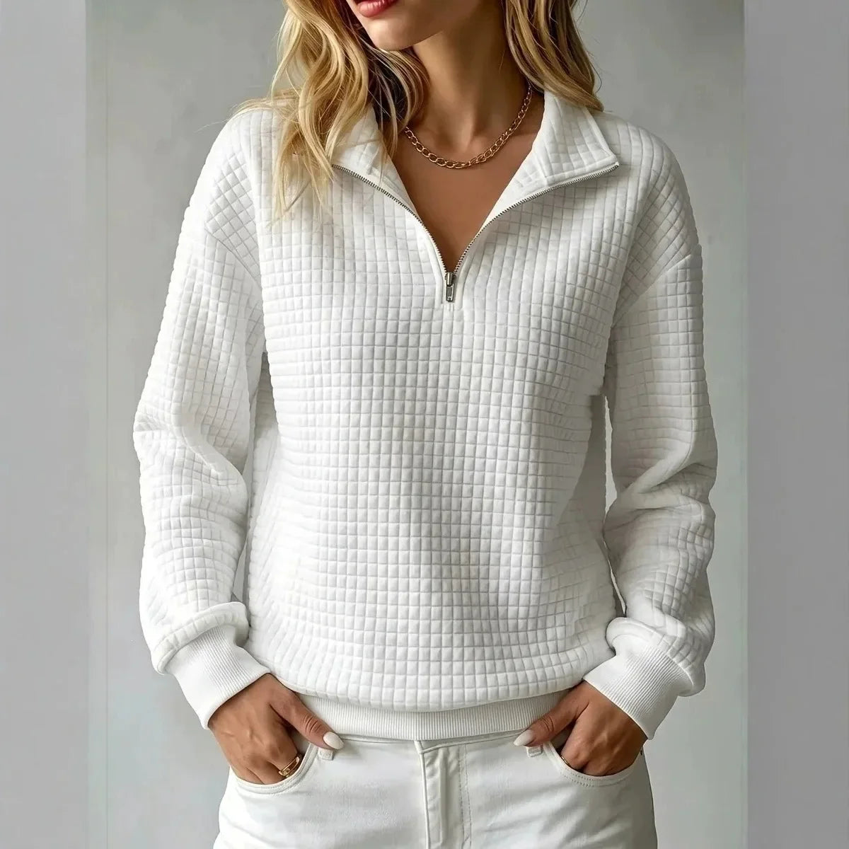 Whitney | Women’s  Knit Half-Zip Sweater