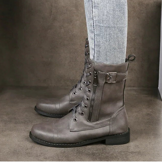 Brynlee | Women’s Lace-Up Mid-Calf Boots