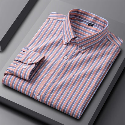 Stellan | Men’s Striped Oxford Button Up Shirt