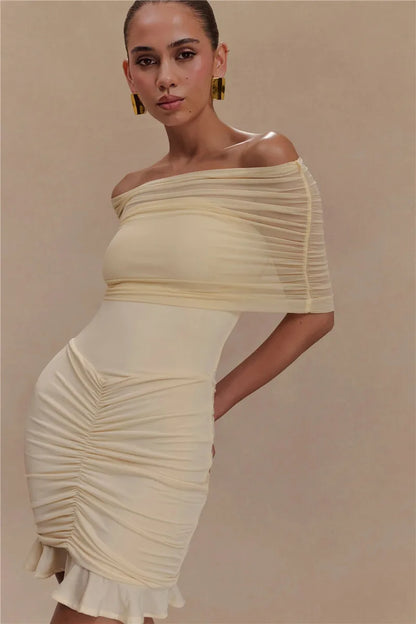 Claire | Women’s Glam Champagne Dreams Mini Dress