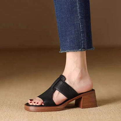 Sabine | Women’s Block Heel Slide Sandals