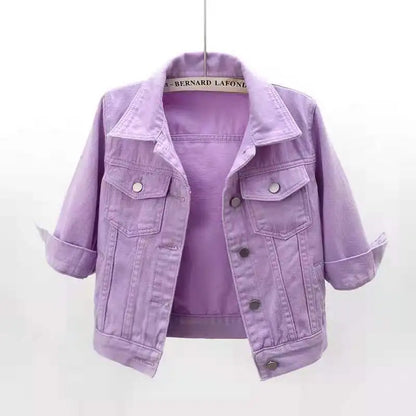 Marcie | Women’s Cropped Denim Jacket