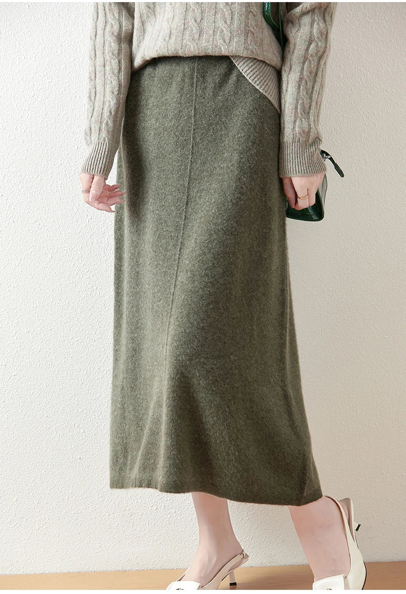 Charlotte | Women’s Executive Wool Pencil Skirt