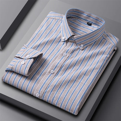 Stellan | Men’s Striped Oxford Button Up Shirt