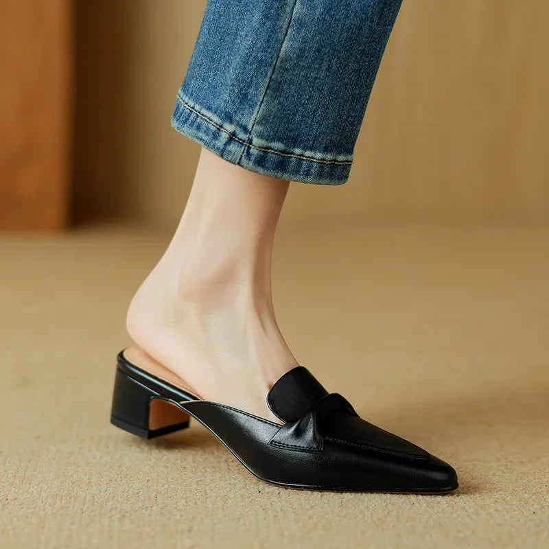 Ophelia | Women’s Bow Pointed-Toe Heels