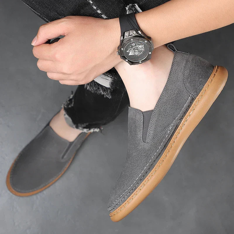 Langley | Men’s Suede Slip-On Loafers