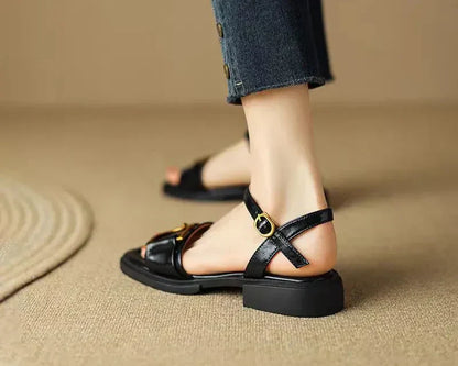 Zephyra | Women’s Buckled Flat Sandals