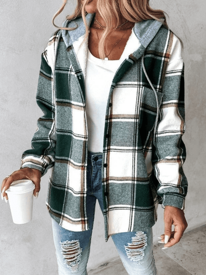 Hadassa | Women’s Checkered Hoodie