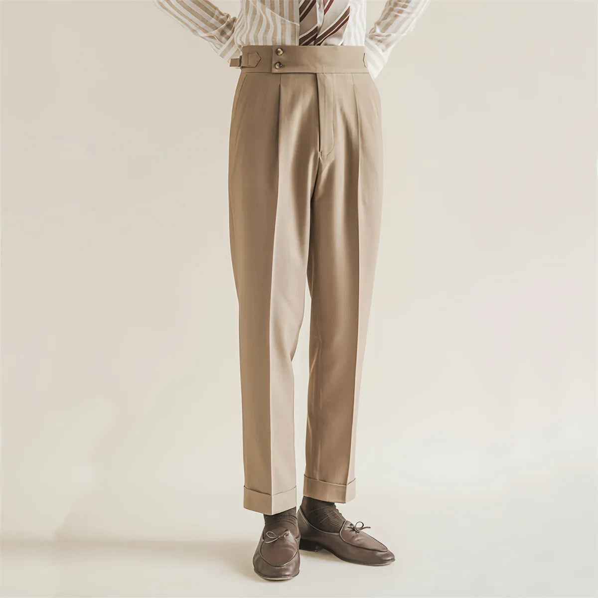 Maithan | Men’s Sorrento Tailored Wool Blend Trousers