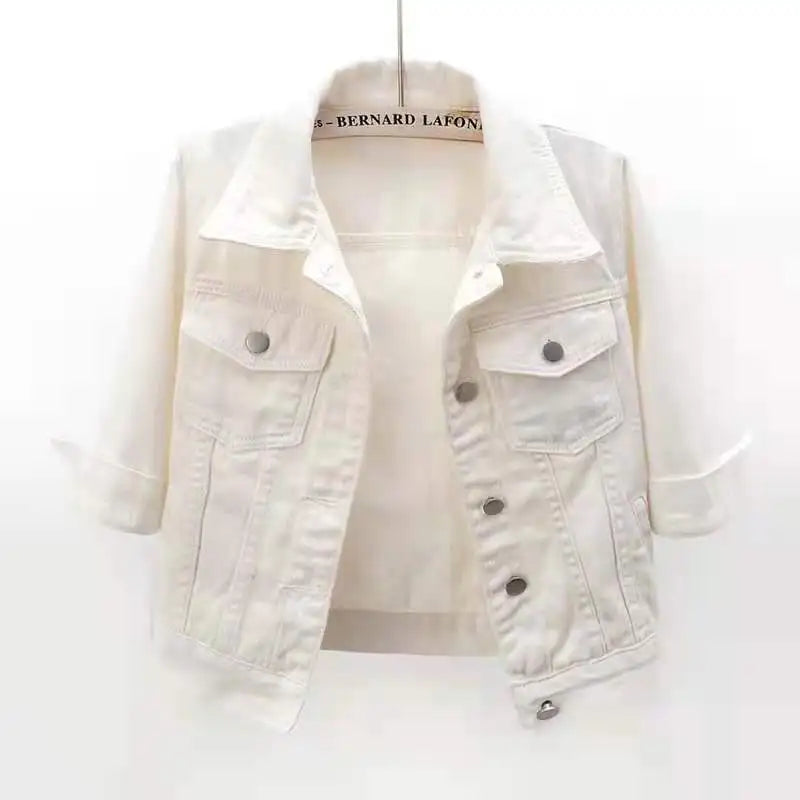 Marcie | Women’s Cropped Denim Jacket