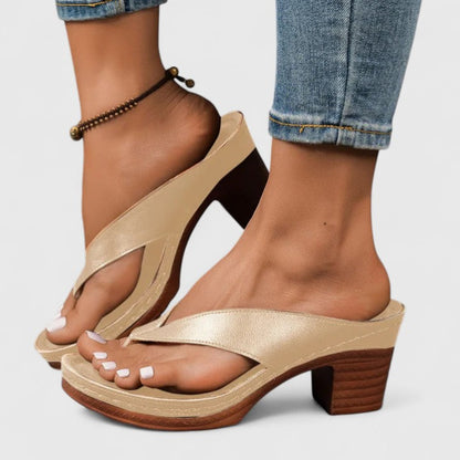 Selah | Women’s Orthopedic Toe Ring Block Heel Sandals