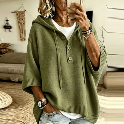 Coralie | Women’s Hooded Knit Sweater