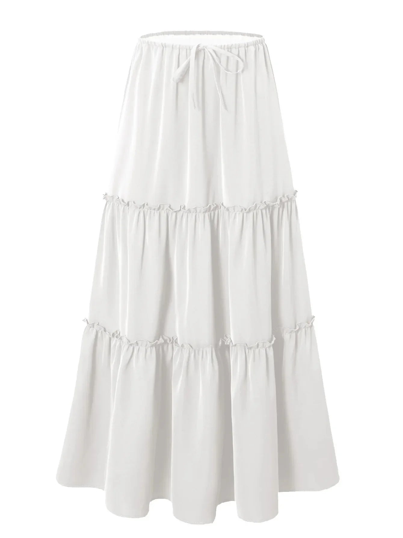 Daphne | Women’s Tiered Meadow Print Maxi Skirt