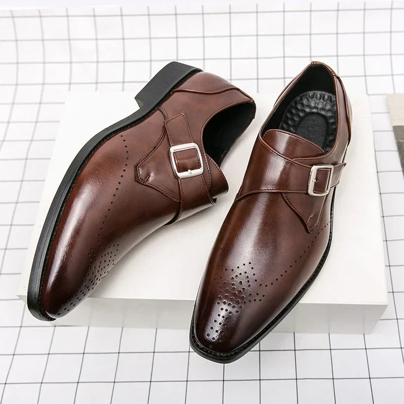 Dunstan | Men’s Buckle Strap Shoes