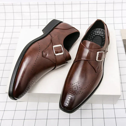 Dunstan | Men’s Buckle Strap Shoes